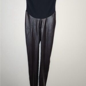 Maternity Faux leather spanx